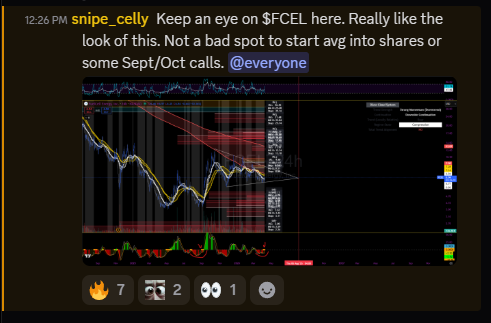 snipe_celly89's tweet photo. From April 9th. 
#YieldBoss had it first $6 to $36 
$FCEL https://t.co/RYhr7OZOaL