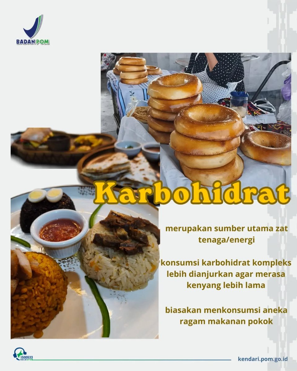 bpomkendari's tweet photo. Cegah Stunting dan Hidup Sehat dengan ISI PIRINGKU* 📷📷
Hai... #SahabatBPOM Kendari
Stunting bisa dicegah dari piring makan kita sendiri.
Penuhi *ISI PIRINGKU* dengan gizi seimbang:
📷 *Karbohidrat +* 📷 *Lauk Pauk +* 📷 *Sayur &amp; Buah* https://t.co/sLaxlodIzy