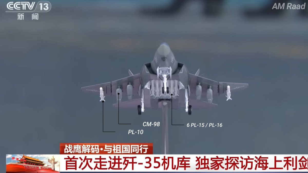 China’s J-35 Unveils ‘Beast Mode’: Internal Bay Packs 6 AAMs and 4 Stealth Cruise Missiles