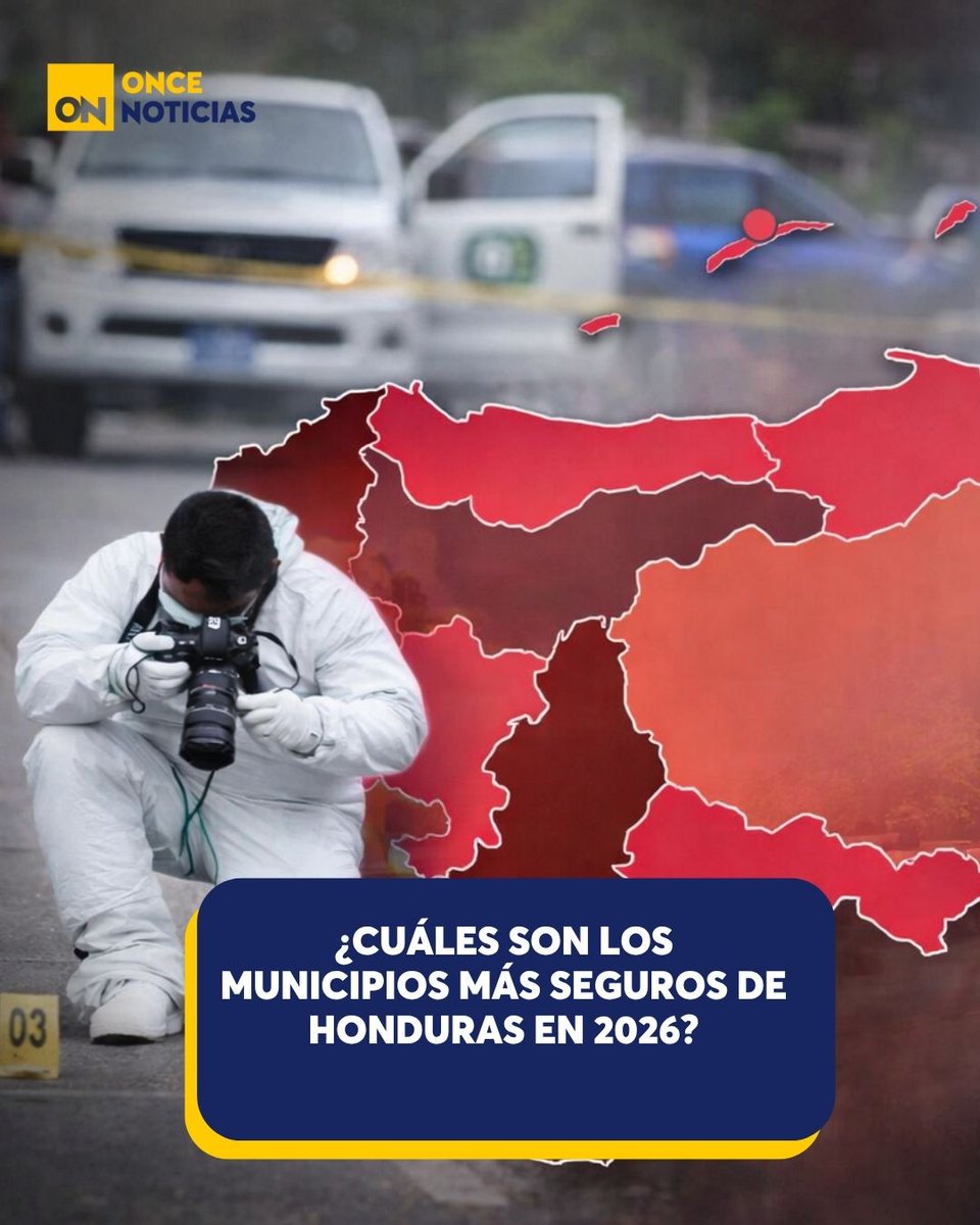 canal11hn's tweet photo. 🟡| 📍 ¿Vive en uno de ellos? Estos son los municipios más seguros en 2026, según autoridades
https://t.co/YaH5KFQwHu
#Honduras #SEPOL #PolicíaNacional #Seguridad https://t.co/KDPcXQDG03
