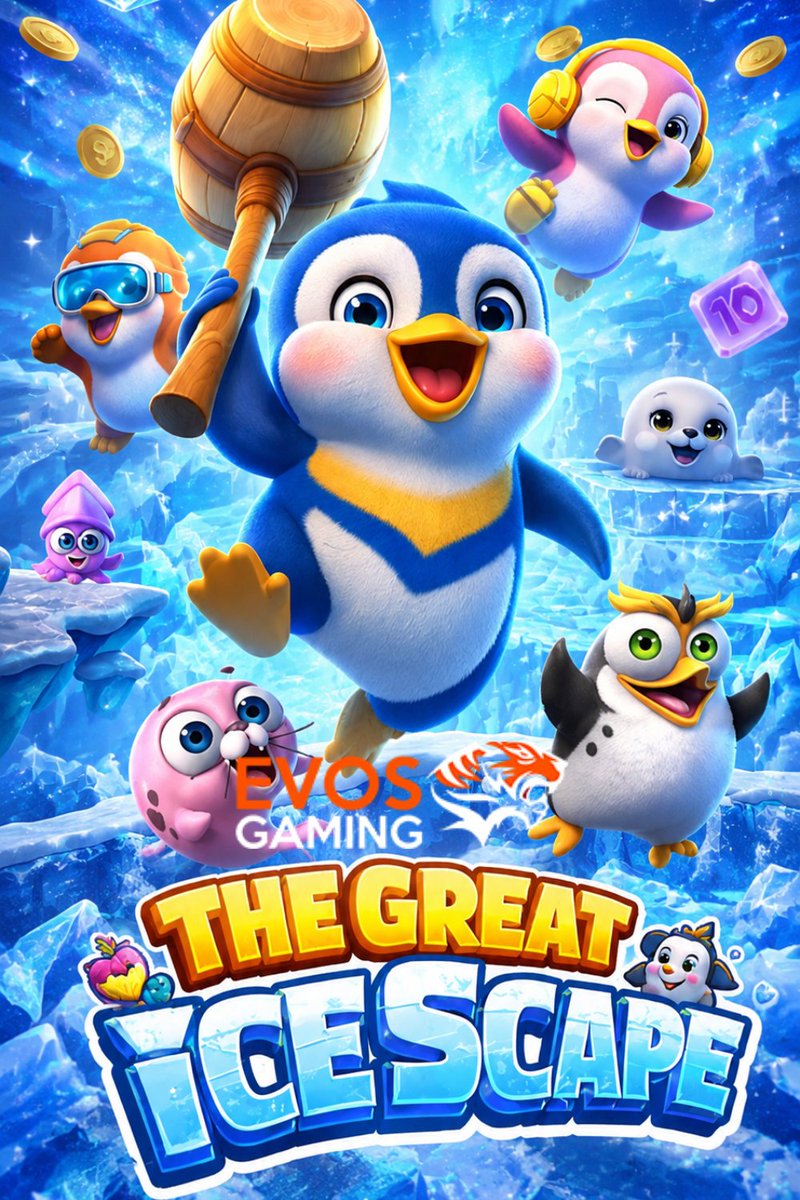 evosgamingam's tweet photo. The Great Icescape - EvosGaming PG Soft
#indo
Petualangan seru di dunia es bareng penguin lucu! 

Kumpulkan koin, pecahkan es,

 dan nikmati fitur bonus yang bikin nagih. Mainkan sekarang! 

👉 https://t.co/nAJesBw81A

 #pgsoft #slotgame #slotonline #gameindonesia  #Twitter #slot https://t.co/DmBhboh3fc