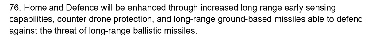 Osintcollection's tweet photo. Something I really didn't expect to see in the DIP (defence investment plan) RAF getting a role in Ballistic Missile Defence in Britain, though the details of this are vague at best. https://t.co/Lhk1gjGQdI