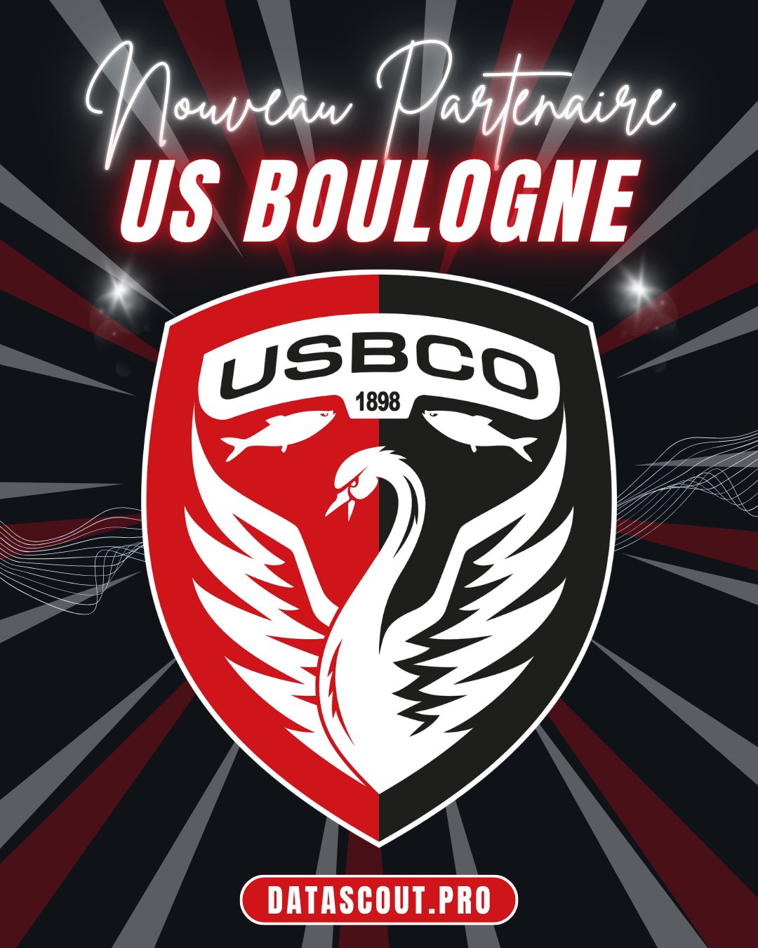 🔴⚫️ L'US Boulogne nouveau partenaire de Data'Scout !

Nous sommes ravi...
