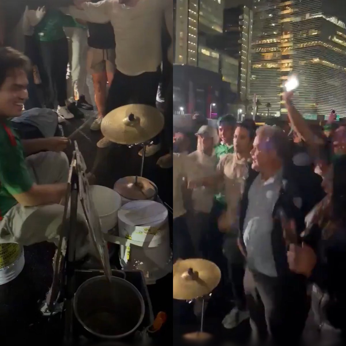 CerebrosG's tweet photo. Tremenda fiesta la que hicieron anoche los mexicanos en las afueras del hotel donde se está quedando la Selección de Ecuador. https://t.co/7Vn9u4ibUa