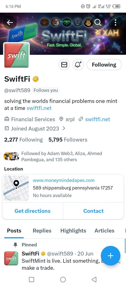 Defi_Deeja's tweet photo. Great communities aren't built overnight.
They are built by passionate teams and committed community members.
Proud to be part of the @swift589 ecosystem and looking forward to contributing even more to the mission of making finance fast, simple, and global. ๐๐
#SwiftFi https://t.co/N7cpHQewRu