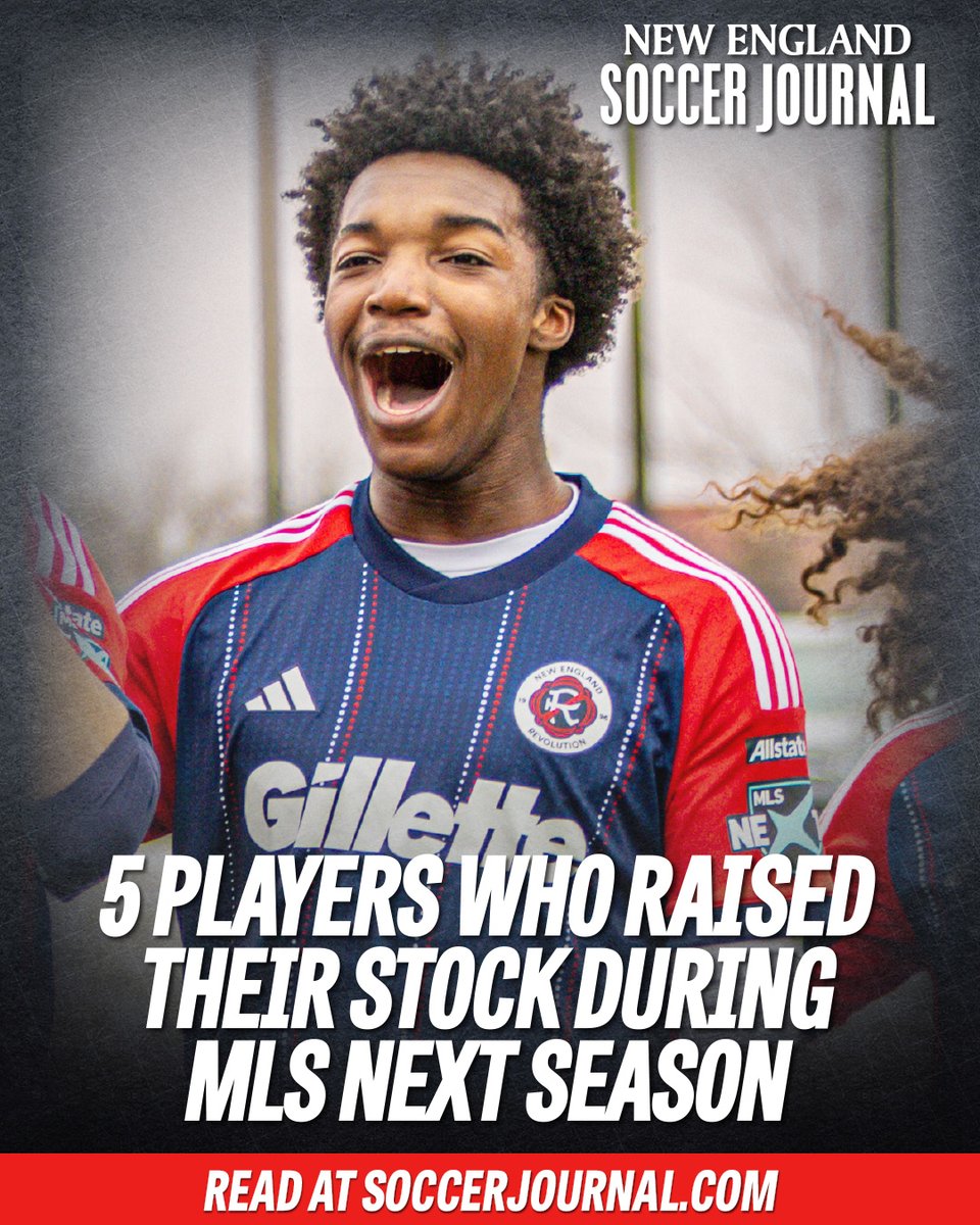 NESoccerJournal's tweet photo. Every MLS Next season features players who explode.

Accordingly, they earn big-time college commitments, moves to MLS-affiliated MLS Next academies or even call ups to lower-tier professional squads or youth national teams.

Here are 5 from 2025-26.

🔗: https://t.co/gZPB0ykAsw https://t.co/ultvftVc3E