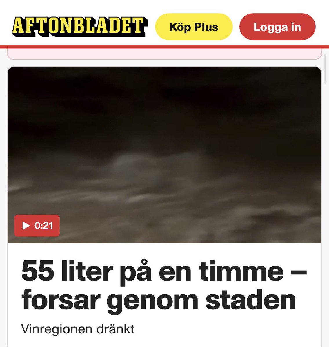 BerPolund's tweet photo. Underbar journalistik av @Aftonbladet 
Inte ens i inslaget förtydligas vad de menar med 55 liter per timme https://t.co/BWE6m3KxQv