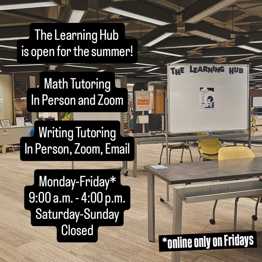 UISLearningHub's tweet photo. Don't forget that The Hub is here to help with your summer classes! Request an appointment today! https://t.co/kBXP3vlIEH