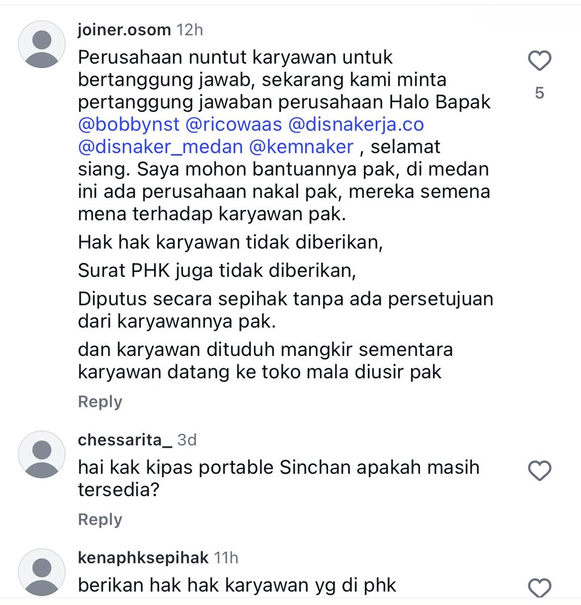 MenteriPekerja's tweet photo. gila banget dapet info lagi ada PHK massal tapi dengan mekanisme 1on1 dipaksa resign.

ini retail dari singapore yg kalo gue sebut pasti kalian tau. https://t.co/jXxgJrp6L4