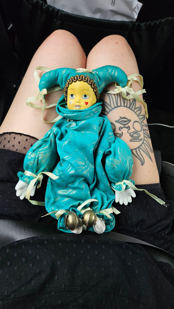 fatiguedfool's tweet photo. A little fun fact about me i collect old dolls and clowns. Maybe ill do a little show and tell at some point!! Here is my most recent little guy https://t.co/DOqF97BTD8