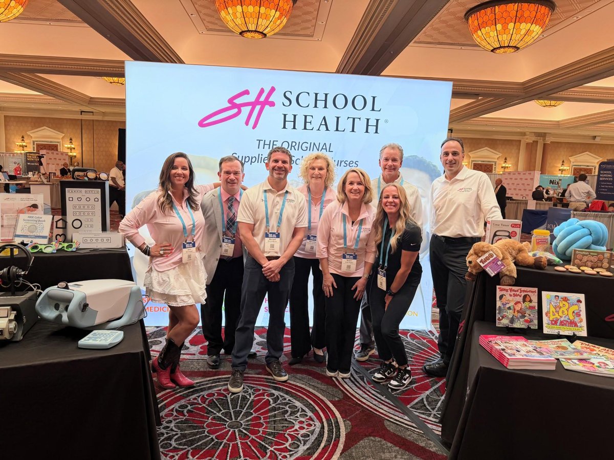 schoolhealth's tweet photo. The best part of NASN? Seeing you! ❤️

Our team is thrilled to be back at NASN 2026, reconnecting with longtime customers, seeing new faces, and talking all things school health. We can't wait to connect. Be sure to stop by our booth! #NASN2026 #SchoolHealth https://t.co/oUAH83nnCT