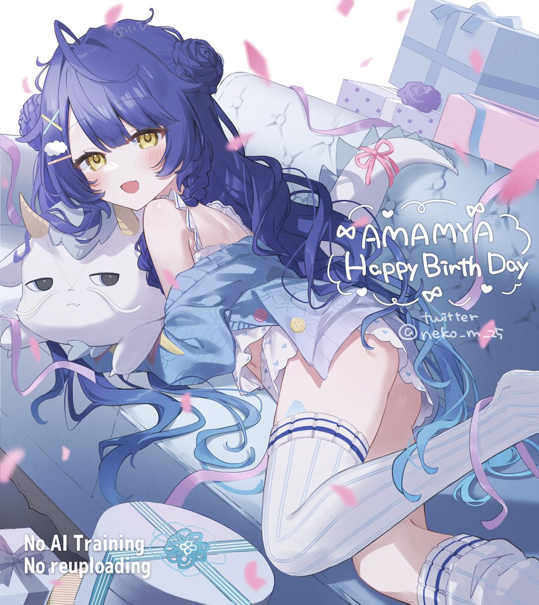 neko_m_25's tweet photo. お誕生日おめでとうだよ🎂

 #あまみゃHBD2026 #絵こころ https://t.co/9QKoNB1oQZ