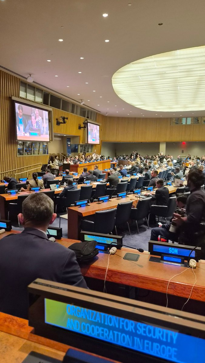 LopezPn's tweet photo. Day 2 at the UN High-Level Conference on Counter-Terrorism.
Today I'll join Panels III and IV, focusing on international cooperation, role of parliaments, and preventing violent extremism.
Global threats require shared solutions. Stronger cooperation is key to protecting our citizens.
#UN #CounterTerrorism #Unoct #OscePa