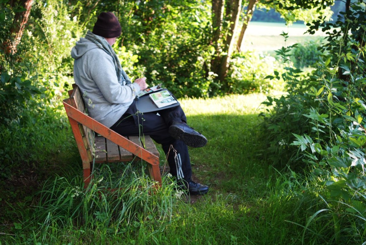 jm_sport's tweet photo. 屋外でのスケッチ! 🌳🎨
Sketching outside!
#Painting #Bavaria #Germany #Macke #photography #sony #pond #escoda #schmincke #horadam #summer https://t.co/EZUEm31Nbs