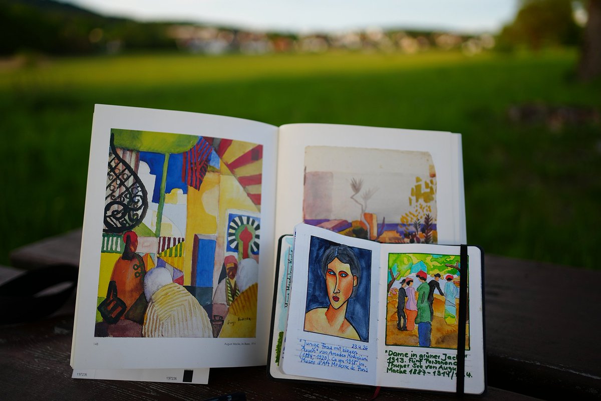 jm_sport's tweet photo. 屋外でのスケッチ! 🌳🎨
Sketching outside!
#Painting #Bavaria #Germany #Macke #photography #sony #pond #escoda #schmincke #horadam #summer https://t.co/EZUEm31Nbs