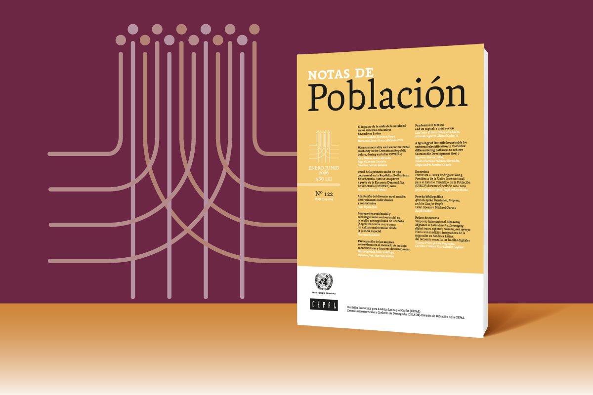 cepal_onu's tweet photo. 📖✨ Nueva edición de Notas de Población de la #CEPAL analiza los principales desafíos demográficos y sociales de América Latina y el Caribe.

🔍 ¿Qué encontrarás en esta edición?

📰 Ocho artículos sobre:
✔️Caída de la natalidad en la región
✔️Impacto de la mortalidad materna y la vinculada al Covid-19
✔️Transformaciones en la nupcialidad
✔️Distribución territorial de la población y acceso a la energía
✔️Relación entre género y participación en el mercado laboral

📌 Tres secciones adicionales: relato de eventos, entrevista y reseña bibliográfica

💡 🌍 Los resultados ofrecen recomendaciones valiosas tanto para avanzar en la investigación y generación de conocimiento como para orientar opciones de política pública a nivel global, regional y nacional.

🗞️Lee más aquí 👉 https://t.co/RR19pIUt91
📙Descarga el documento: https://t.co/aoVP7J4r4r

#NotasDePoblación #Demografía #PolíticasPúblicas