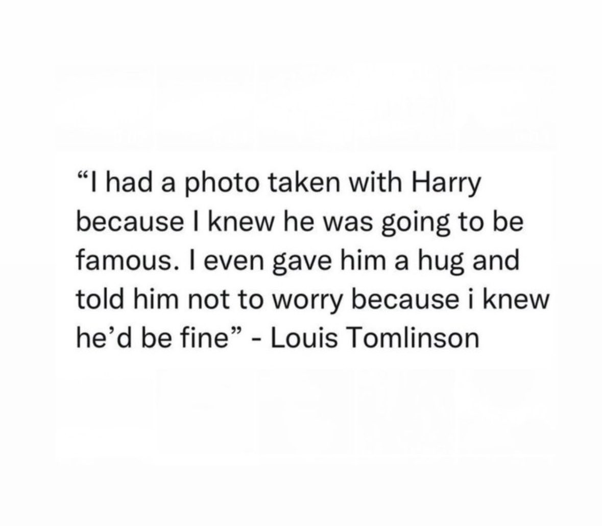 erodarryx's tweet photo. louis was his first fan 😭 https://t.co/V1EJ72EYG3