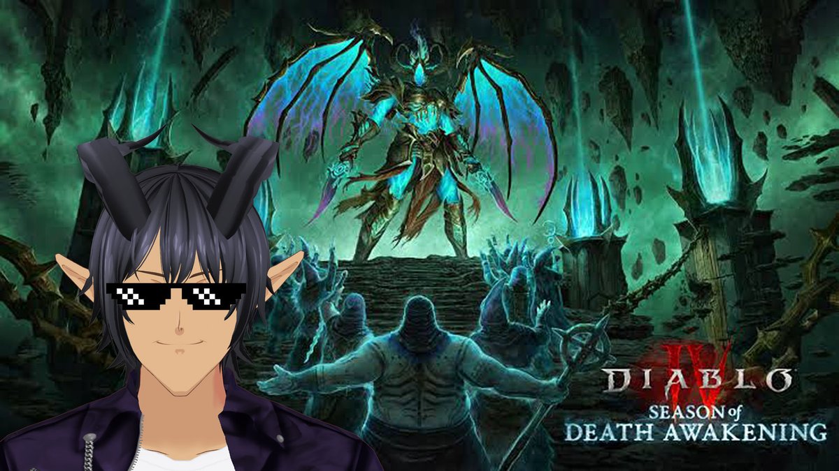 Dreadscape_JP's tweet photo. 今夜の予定変更！#ディアブロ4 S14 配信します！「Death Awakening」を遊びたくなったのでDSTは木曜へ延期！今シーズンはローグ開始予定！今夜サンクチュアリで会おう、ドレッドナイツ！ https://t.co/mAsjLXO1cX