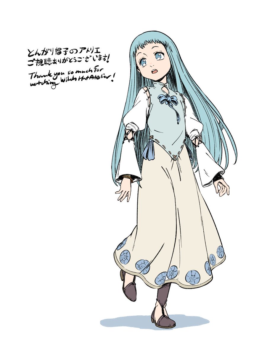 Habarudo's tweet photo. 改めて1期を見てくださった皆様、本当にありがとうございました！
企画のイラスト、（オリジナル）部屋義版も描きました！
Thank you so much for watching WHA S1. I made an alternate room-wear version for Richeh (original design).
#とんがり帽子のアトリエ📷 #WitchHatAtelier📷 #Δ帽子 https://t.co/rp5flWEiap