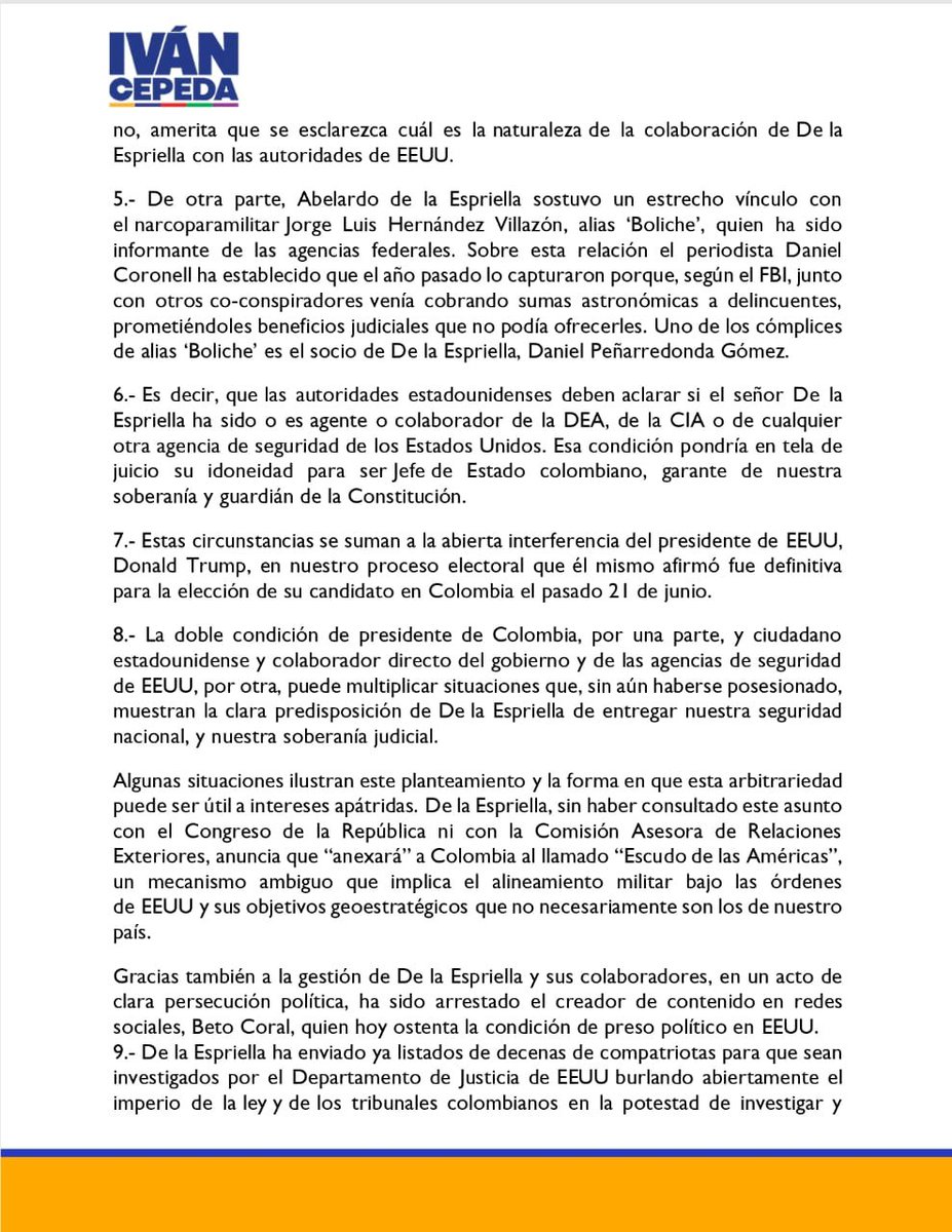IvanCepedaCast's tweet photo. ANUNCIO DE DESOBEDIENCIA CIVIL https://t.co/d3NDZFGa6H