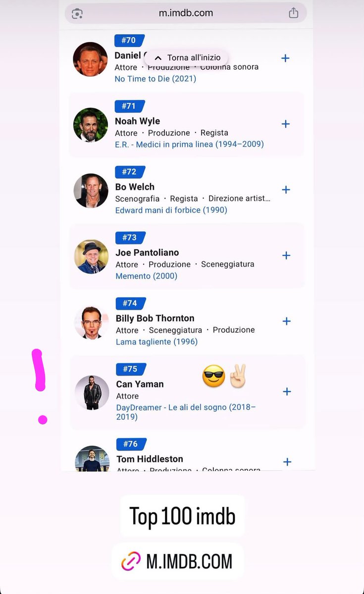 MariaMihV's tweet photo. @madshining What’s your inspo’s highest ranking on IMDB? The one you said is “talentless” made it to #75 https://t.co/SmNAyk6iUq