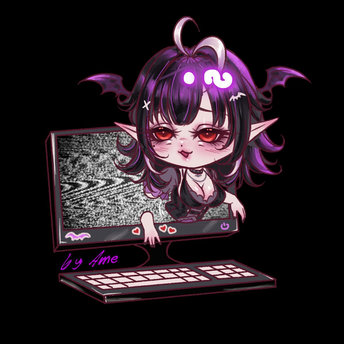 amemuu_'s tweet photo. chibi cms for @/RaelythVT thank you so much!🥰
#vgen #chibi #commissionㅤ https://t.co/t2vfT90inY