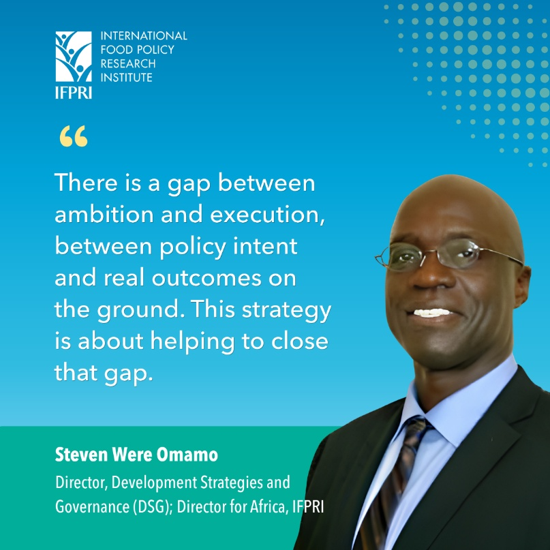 IFPRI_Africa's tweet photo. @WereOmamo, Africa Director at @IFPRI says there is a gap between policy intent and real outcomes and that this strategy is about helping to close that gap.
Read the strategy: 👉 https://t.co/j4XSYm5LqO
@CGIAR @IFPRI @CIMMYT @GatesAfrica
#PolicyImplementation #AfricaStrategy https://t.co/2Vb8XNMW4B