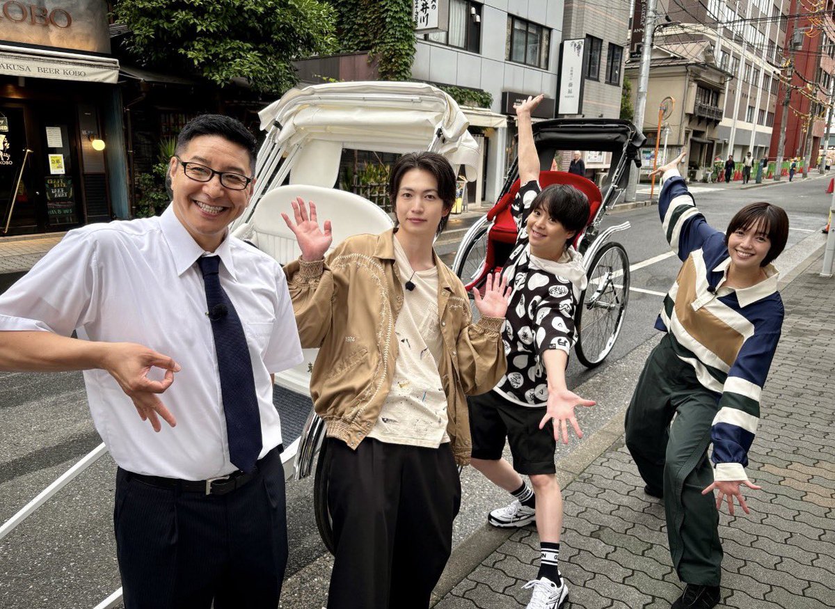 tm_w23's tweet photo. え。もしかしてこれは力車では？！
おつなーーー！！💙💙💙 https://t.co/WHBM9lSQ0H