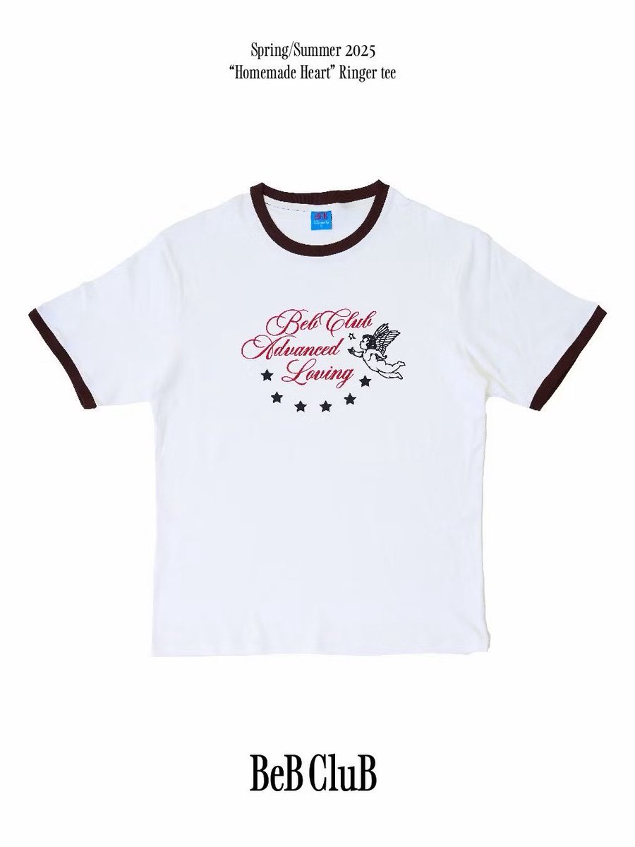 siamdrop's tweet photo. OPEN PRE-ORDER 🇹🇭

BeB CluB Homemade Heart Ringer Tee
as worn by Thomas Teetut

Price: Rp 330.000

🛬 ETA INA 7-20 DAYS after the item arrives WH
💰 Full Payment Only
🏷️ Price includes TAX and Safe Packing

#siamdropTH #tthomastc #thomaskong https://t.co/FSDYUbplaB