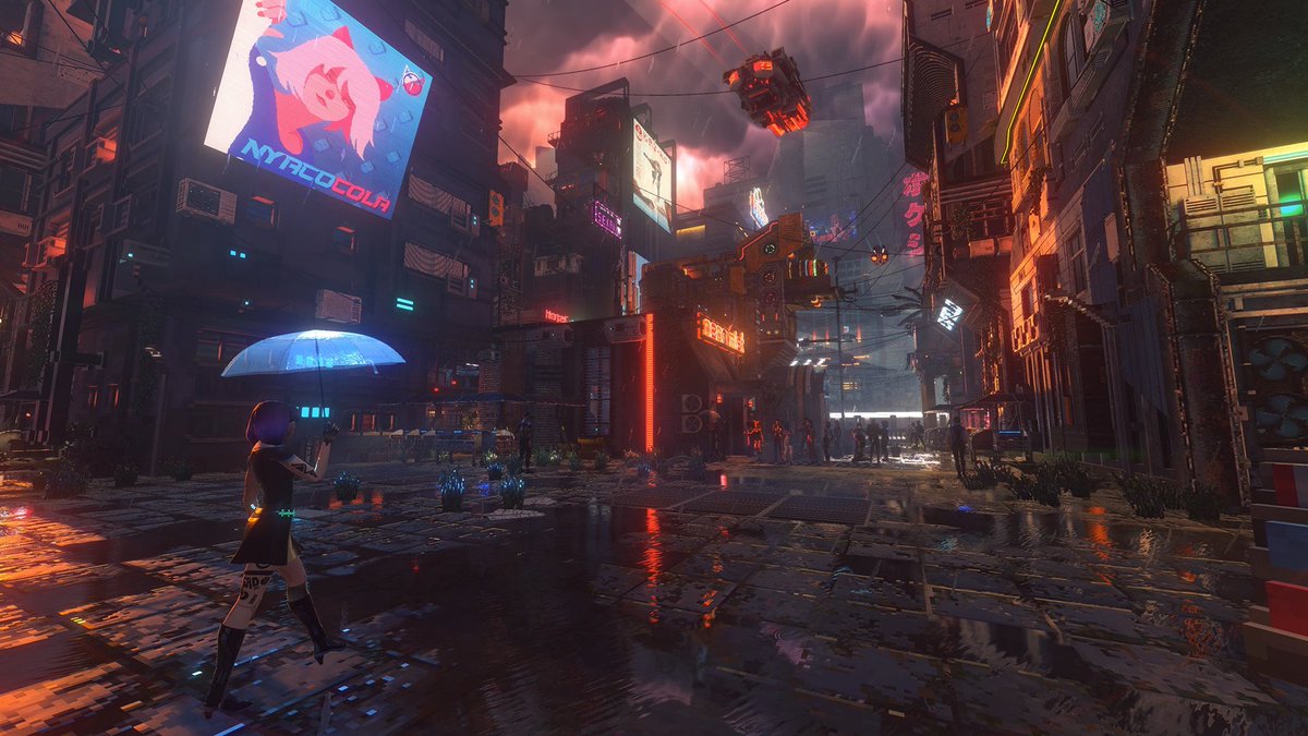 Ninjago9101's tweet photo. Nivalis Nights launches September 29, 2026!

A cyberpunk life simulation RPG from ION LANDS.

Features:
• Build restaurants and nightclubs
• Explore the city by boat and go fishing
• Customize your home
• Build relationships with NPCs
• Mini-games and dynamic weather https://t.co/b0PRe2OfuJ