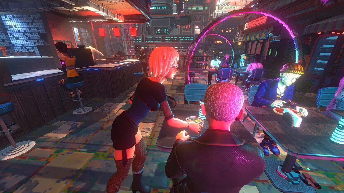 Ninjago9101's tweet photo. Nivalis Nights launches September 29, 2026!

A cyberpunk life simulation RPG from ION LANDS.

Features:
• Build restaurants and nightclubs
• Explore the city by boat and go fishing
• Customize your home
• Build relationships with NPCs
• Mini-games and dynamic weather https://t.co/b0PRe2OfuJ