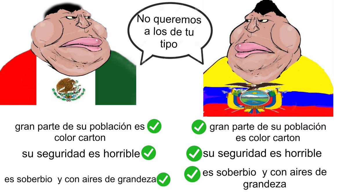 Javierhz57's tweet photo. La situación entre Ecuador y México Resumen:

(Aclaro que ésto solo corresponde a la parte minoritaria y más tóxica de ambas hinchadas) https://t.co/wAhJaGtG3W