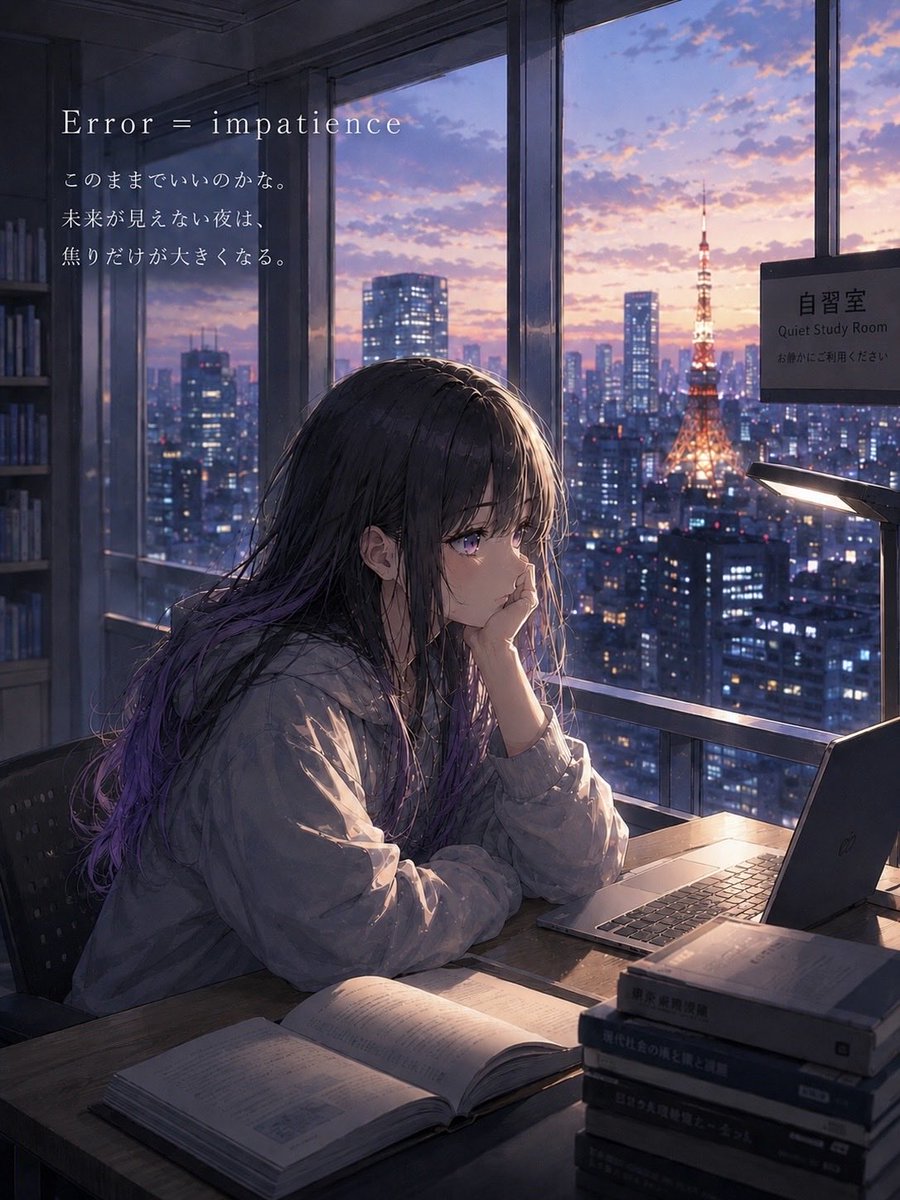 glitchcat_404's tweet photo. “Error = impatience”
みんな進んで見える。
私だけ、
止まっている気がする。
Everyone else moves forward.
I feel like
I’m standing still.
#GlitchCat #ErrorIsEmotion #Glitchworld #emotionalart #mentalhealth #glitchart https://t.co/hYmwUCgJa6
