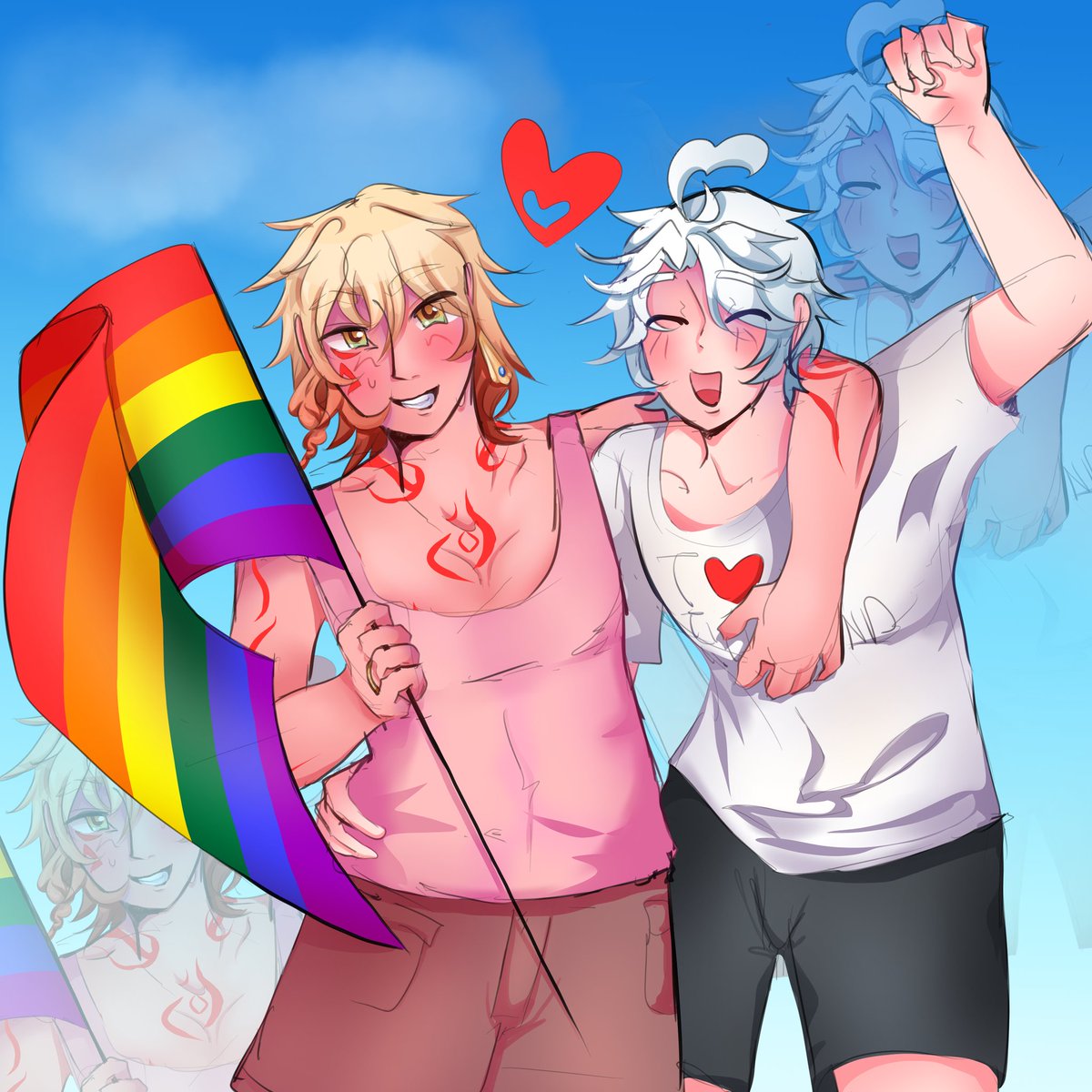 LeshikNew's tweet photo. Last day of the pride month and last day of #phaideiprideweek ! ! Parade and rainbow 🌈 @phaideipride #phaidei https://t.co/C9HcQ9quMD