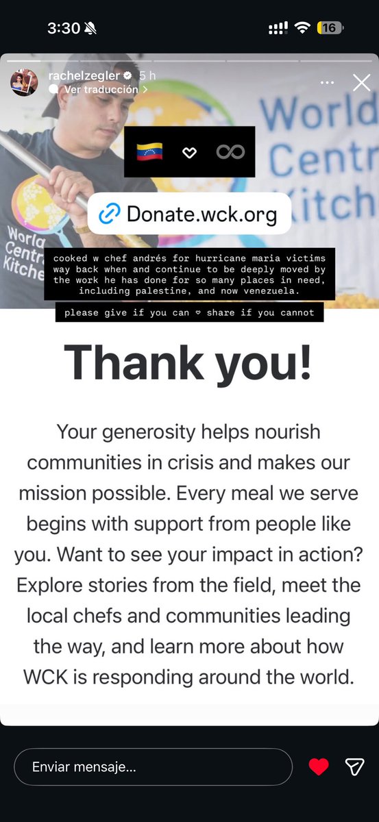 mockingjayblaze's tweet photo. Rachel Zegler posted about Venezuela in her IG stories, i love her so much ❤️
thank you so much for your support @rachelzegler, we love you!! 🫂🇻🇪❤️ https://t.co/yxvMKSlp0r