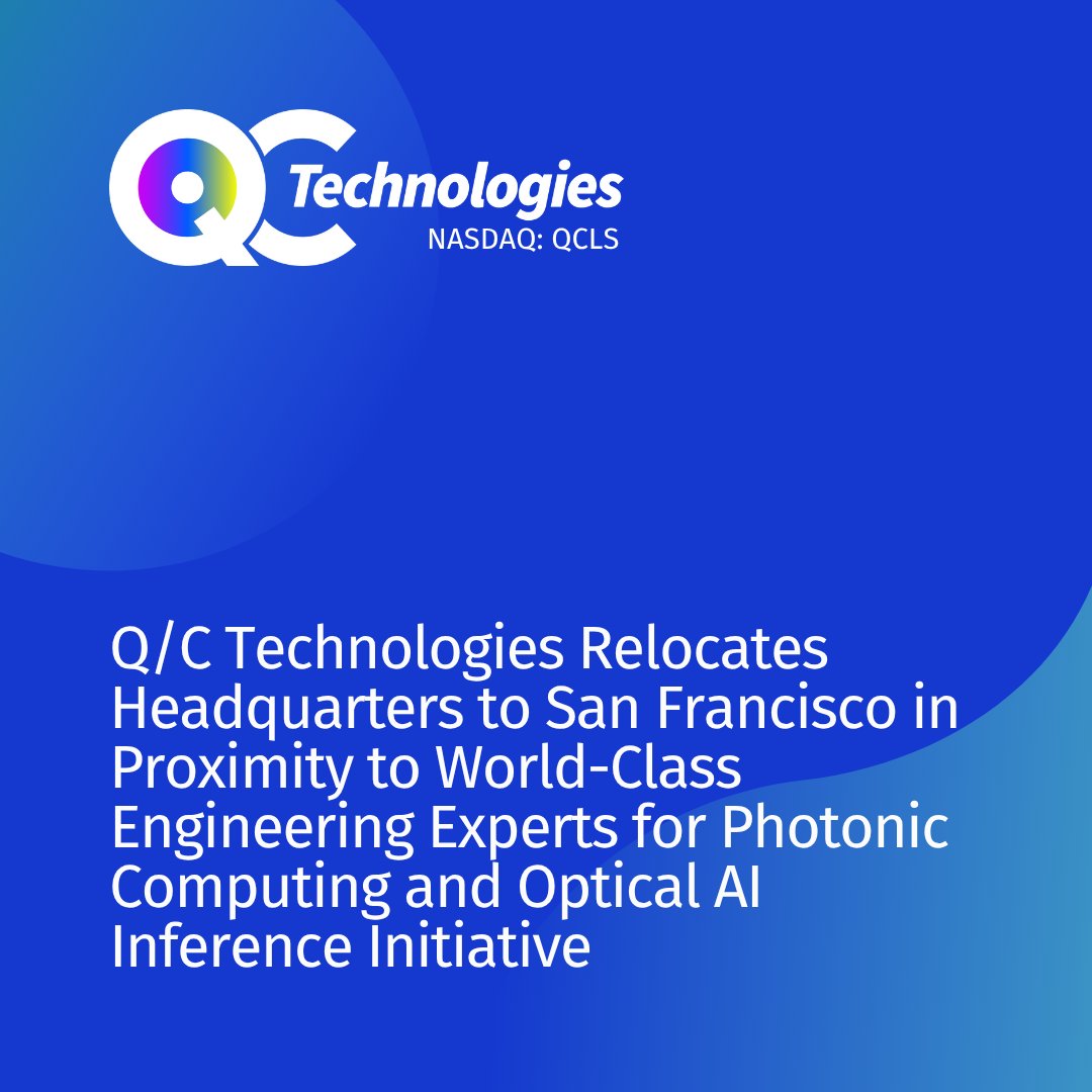 Q/C Technologies (@Q_CTechnologies) / Posts / X