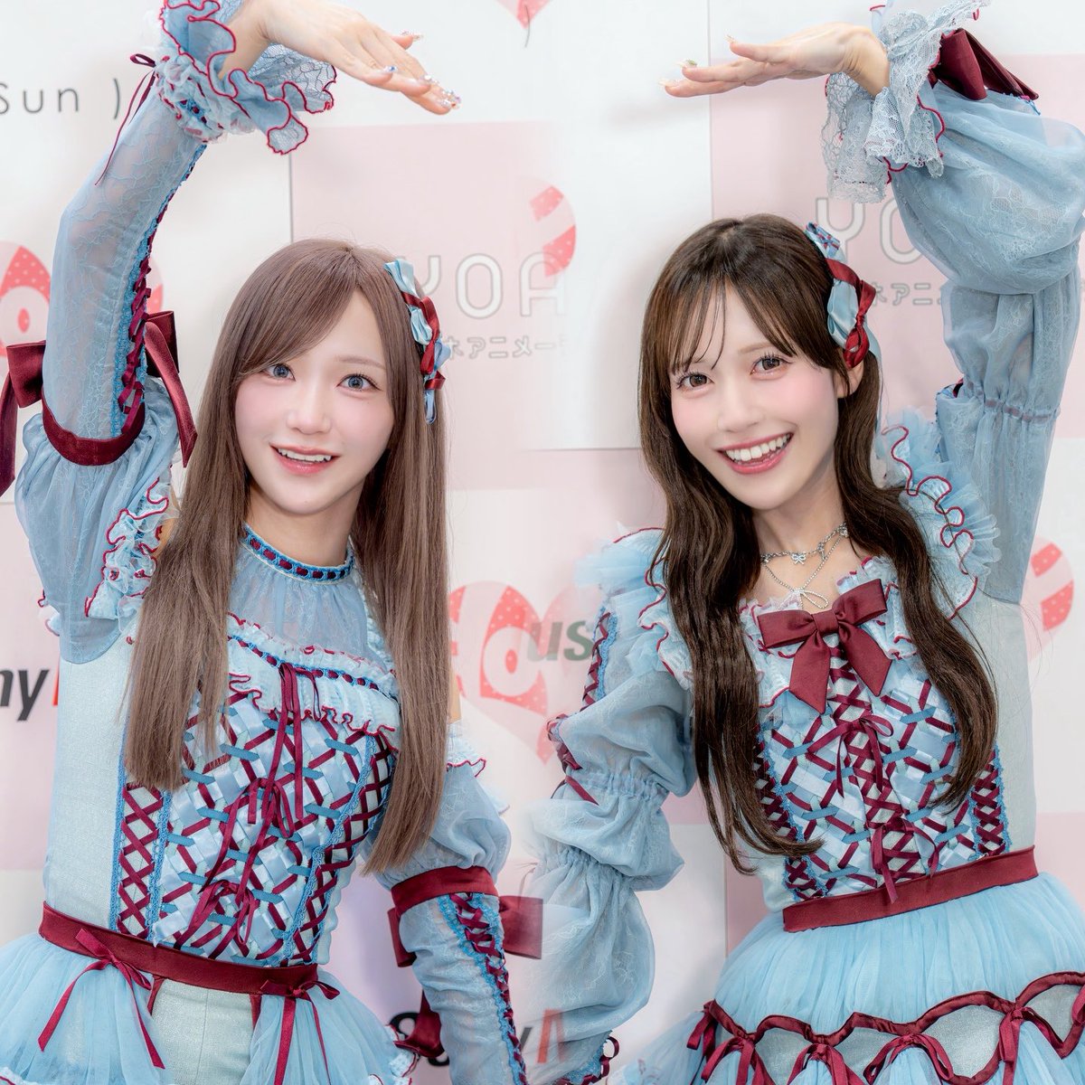 nyoachan_sana's tweet photo. 2026.06.28
=LOVE 20th single『劇薬中毒』
メンバー個別撮影会 Vol.16

౨ৎ💖ピンク色ハートは2人で作ろうね💖𝜗𝜚
いおつんでポーズ合わせかわいい꒰ᐡo̴̶̷̤ ̫ ᴗ͈`꒱-♡

#イコラブ個別撮影会 
#諸橋沙夏 #さなぼいす
#野口衣織 https://t.co/DzGmjYhlIy