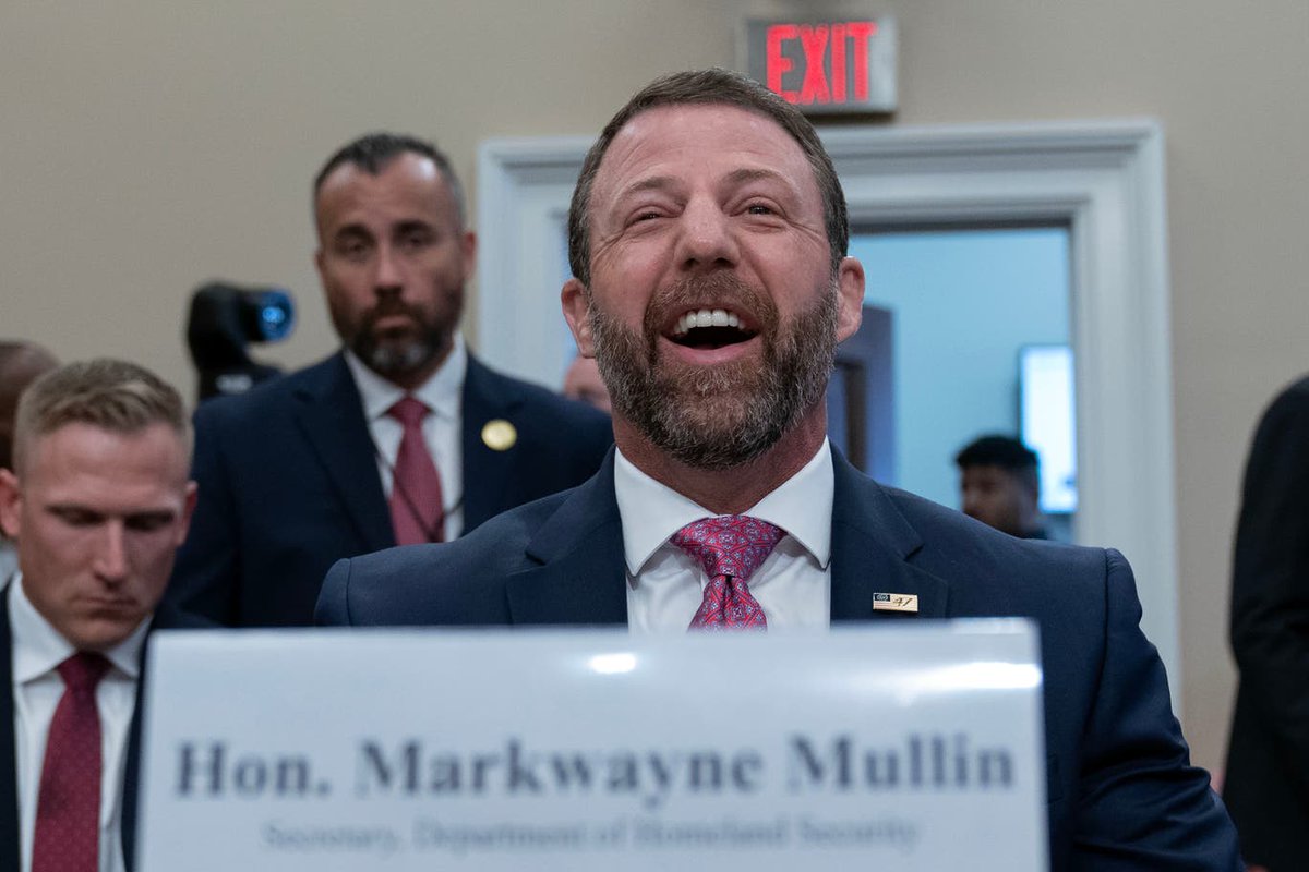 IraninJapan's tweet photo. The comments made by Markwayne Mullin, the U.S. Secretary of Homeland Security, an official of the FIFA World Cup host country, which is obligated to guarantee fair play, demonstrate a reprehensible, fanatical, and hateful attitude. 

He shamelessly boasted to reporters: 'I’m just glad they’re [the Iranian National Football Team] done, and they’re not coming back. I was so happy when we were able to pull their visas and said they could leave the U.S. soil, and I might've sung a song or two or maybe even danced a happy dance.' 

A detestable affront to the spirit of the sport.