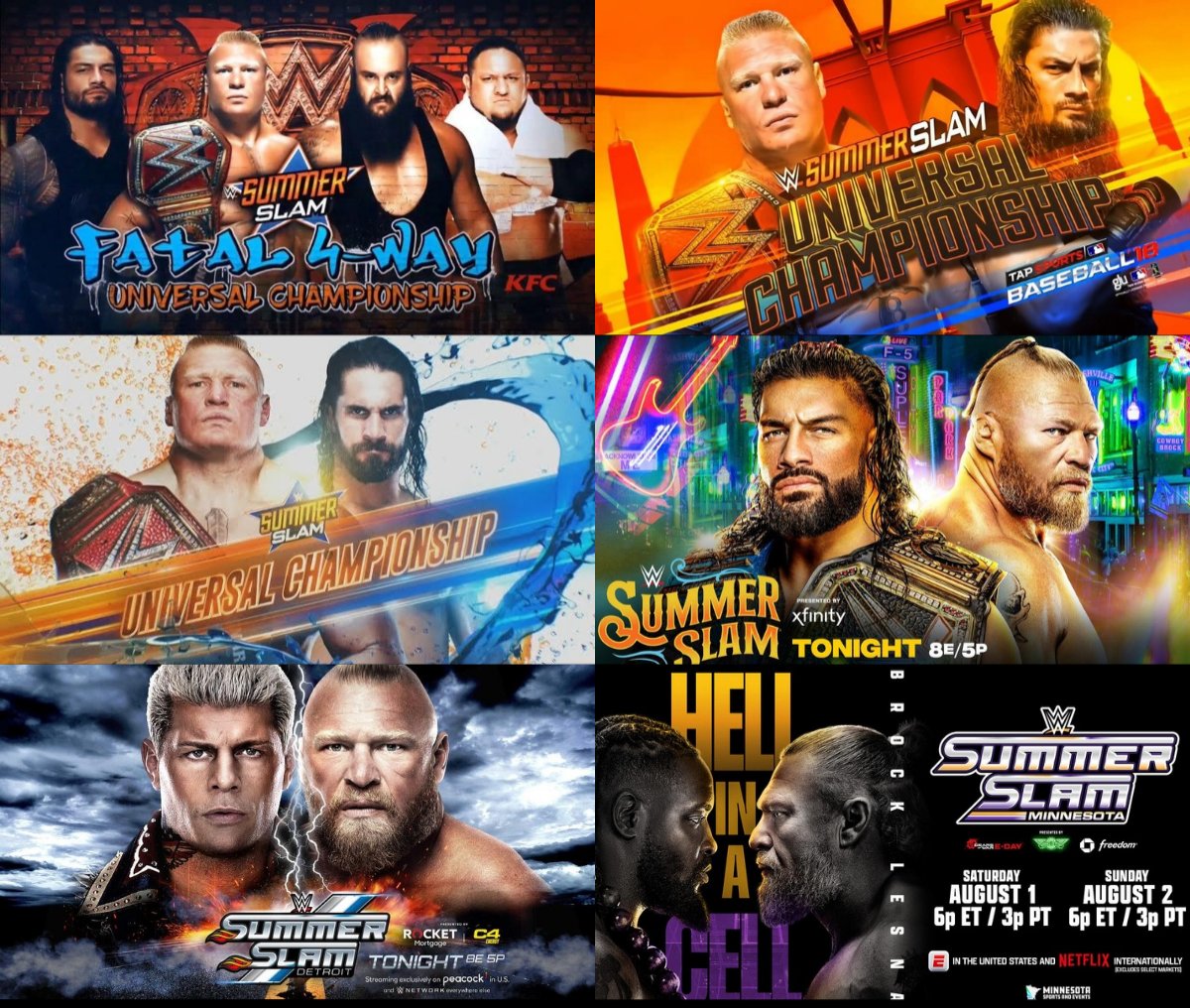 cape_wrestles's tweet photo. You can't have SummerSlam without Mr. SummerSlam.

What a record Brock Lesnar has had in the biggest event of the summer 🔥 https://t.co/10mDuu6PXS