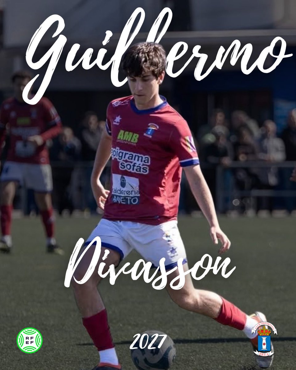 cd_brea's tweet photo. 📯 | 𝗢𝗙𝗜𝗖𝗜𝗔𝗟

Guillermo Divasson y el CD Brea renuevan su compromiso de cara a la temporada 2026/27

Juventud y talento para el carril zurdo garantizados tras una gran primera temporada en Piedrabuena con 3 goles en 25 partidos

¡Vamos, Diva! 🤍🩵 https://t.co/kXEGN7kjU6