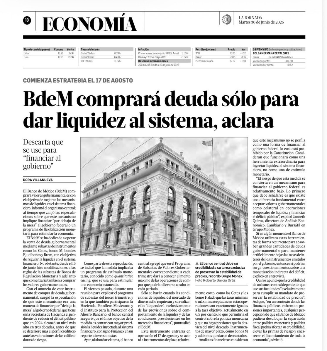 mario_dico50's tweet photo. 🔴 Diran misa los “chayoteros financieros” pero las aclaraciones de Banxico son tardias NO convencen, menos con finanzas públicas en “quiebra” y con un banco central que tiene cuestionada su autonomía ! https://t.co/w4cBnFNJhD