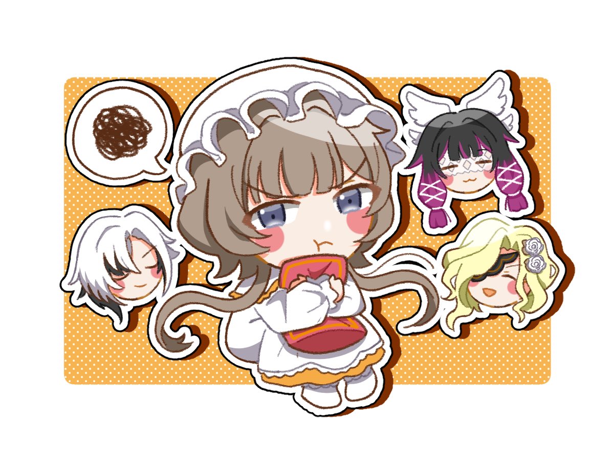 Hilbert_108_'s tweet photo. サンドローネ祈願‼️

#GenshinImpact #Sandrone
#Columabina #Arlecchino #Signora https://t.co/80fJ0pdpRe