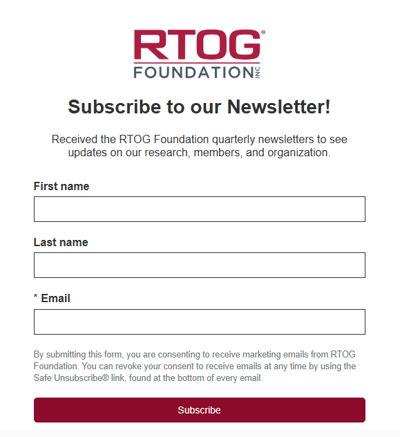 RTOG Foundation tweet media