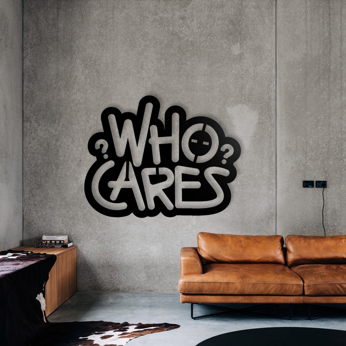 MetalWallArtist's tweet photo. Worrying about everything is sometimes a very tiring habit. We may want to get out of this mode and have living spaces where we want to relax. Who Cares, which is an indispensable sign in such living spaces, will also add fun to your walls thanks to its unique design. 😪 https://t.co/ni1jzNzXTF