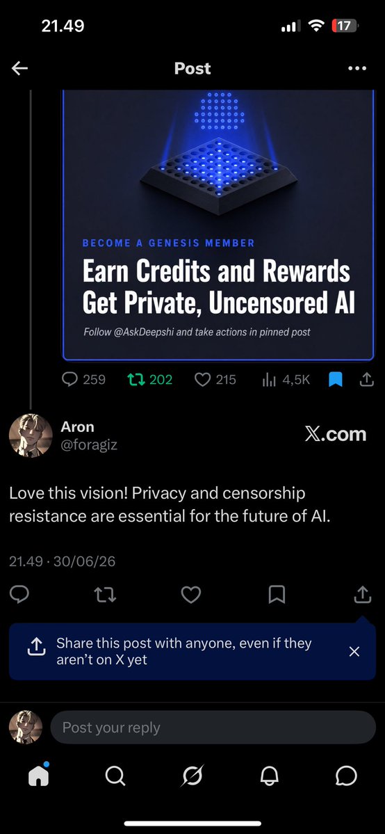 Aron tweet media