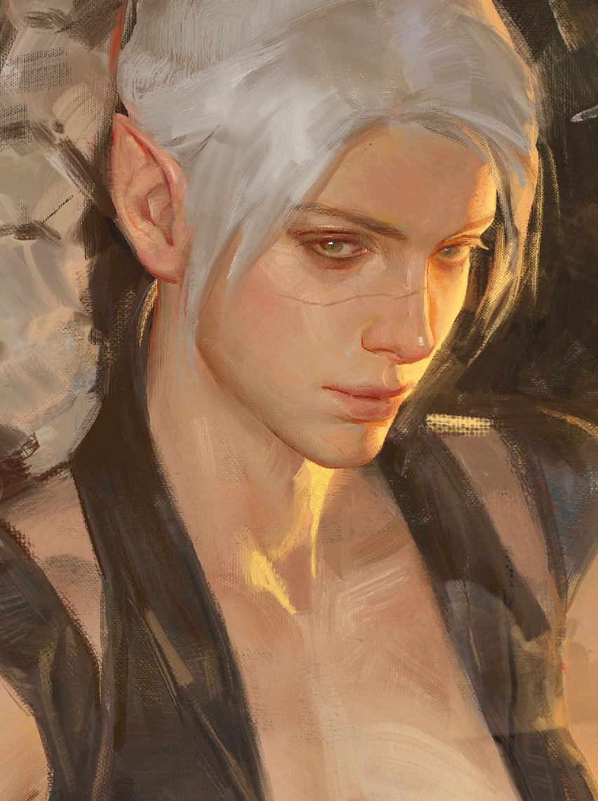 Krabat__'s tweet photo. Study  #Shadowheart https://t.co/qiUn2xCaxU