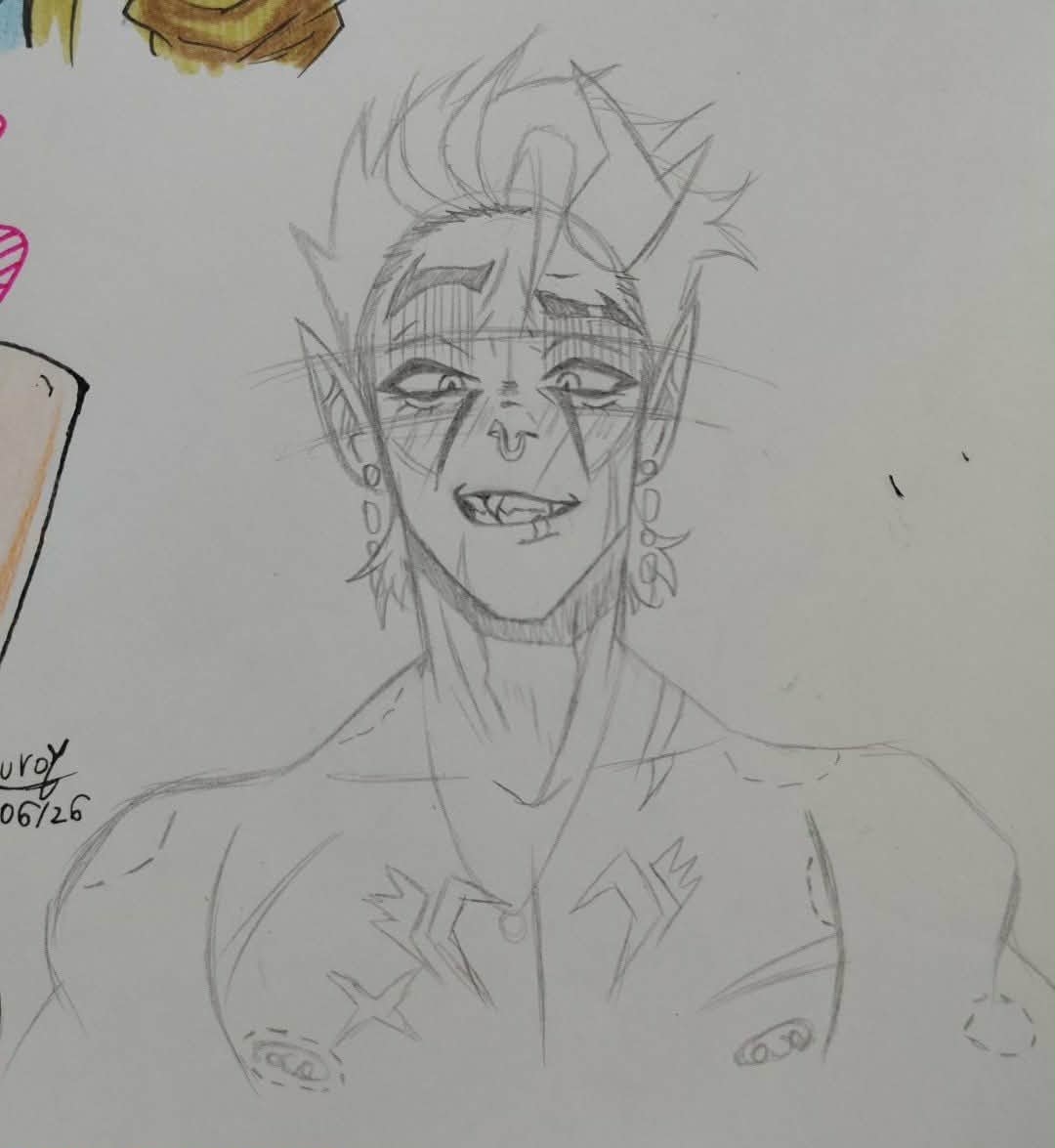 SuroOnX's tweet photo. @Clovmoon Es un boceto gay https://t.co/ps9anSLsJK