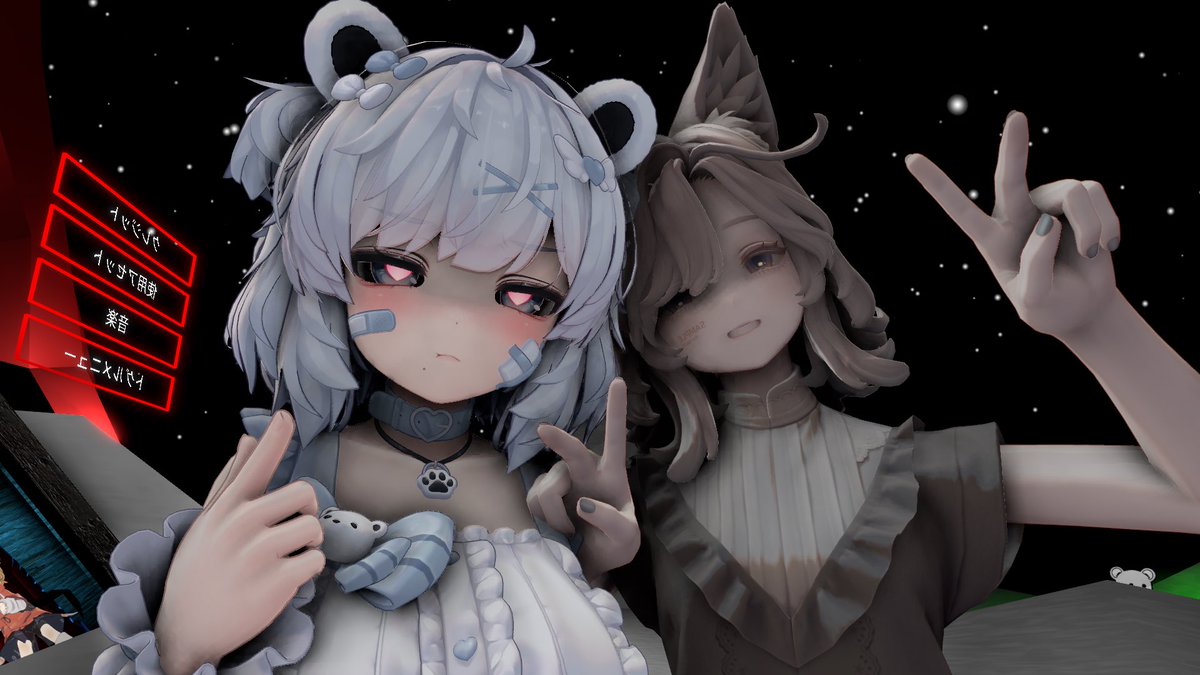 TAPE99005655's tweet photo. #VRchat 
 #ホラー
フレンドとホラワ行ってきた！
クソほど怖かったけどひとりじゃ無かったから面白かった！
また行きたいね https://t.co/tJ5y6upb9d