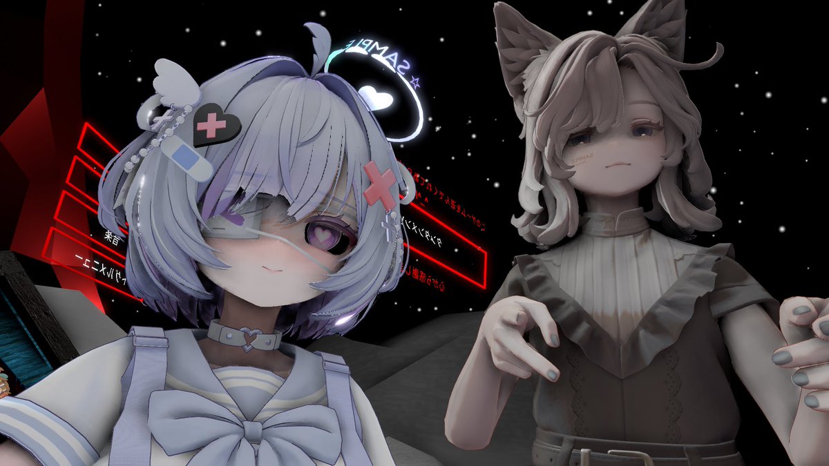 TAPE99005655's tweet photo. #VRchat 
 #ホラー
フレンドとホラワ行ってきた！
クソほど怖かったけどひとりじゃ無かったから面白かった！
また行きたいね https://t.co/tJ5y6upb9d