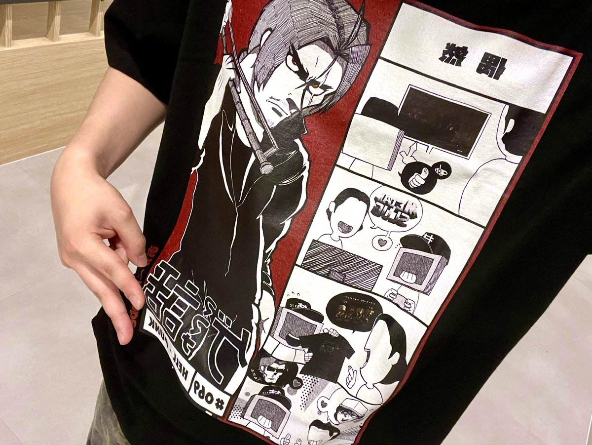 UrbanOasisGame's tweet photo. Our team's artist liked the 4-panel comic that Akabe drew.
So he decided to just wear it.👍
🎨 @KaoAkaiHito
#indiegame #hellpunk #bitsummitpunch https://t.co/jCL2DJ9MQr
